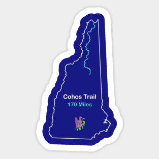 Cohos Trail in New Hampshire Sticker